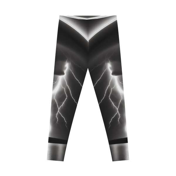 ActiveVibe™ Thunderstrike Leggings 💫 Electrify Your Style with Stormy Flair!