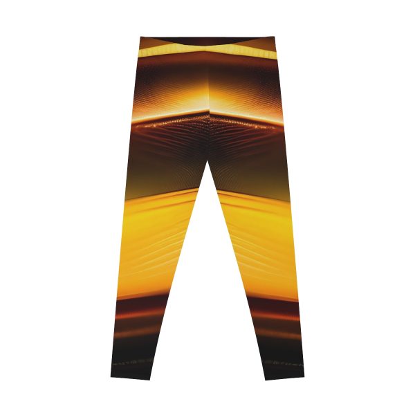 ActiveVibe™ Glowing Golden Goddess Yoga Pants 🧘🏼♀️ Embrace Your Radiant Power!