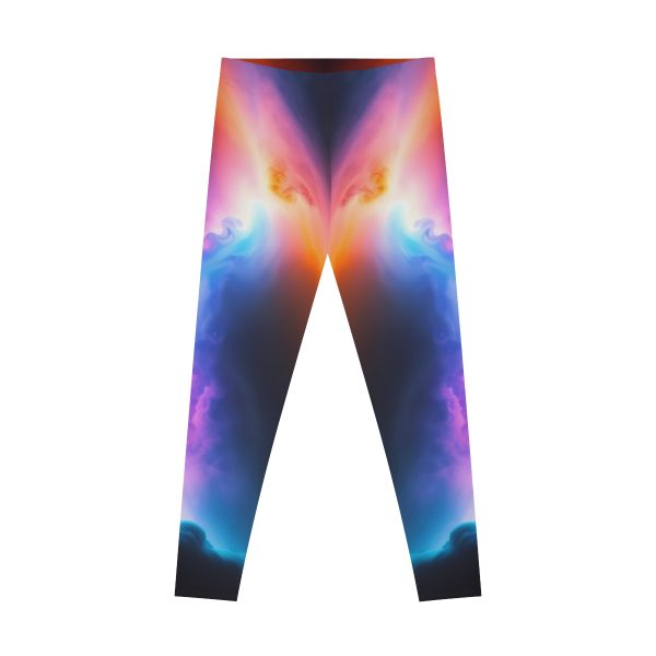 Cosmic Harmony Fusion Leggings - Embrace the Celestial Flow!