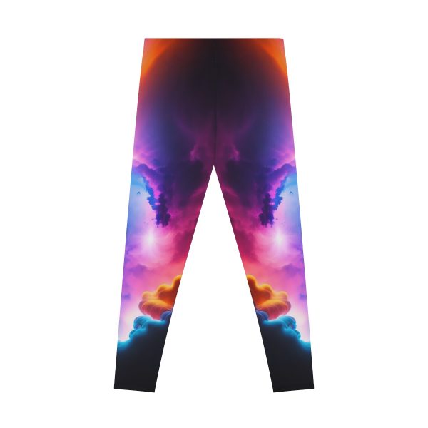 Cosmic Harmony Fusion Leggings - Embrace the Celestial Flow!