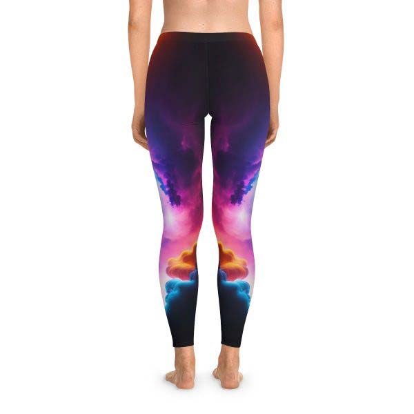 Cosmic Harmony Fusion Leggings - Embrace the Celestial Flow!