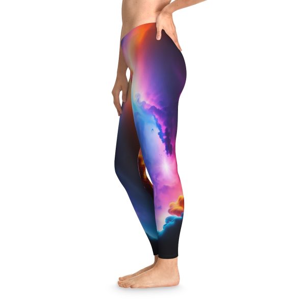 Cosmic Harmony Fusion Leggings - Embrace the Celestial Flow!