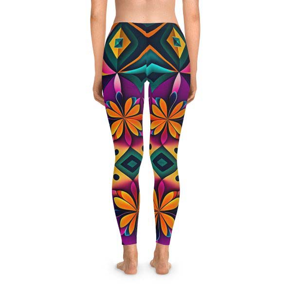 Brilliant Blossom Burst Leggings 🌸 Embrace Nature's Vivid Symphony!