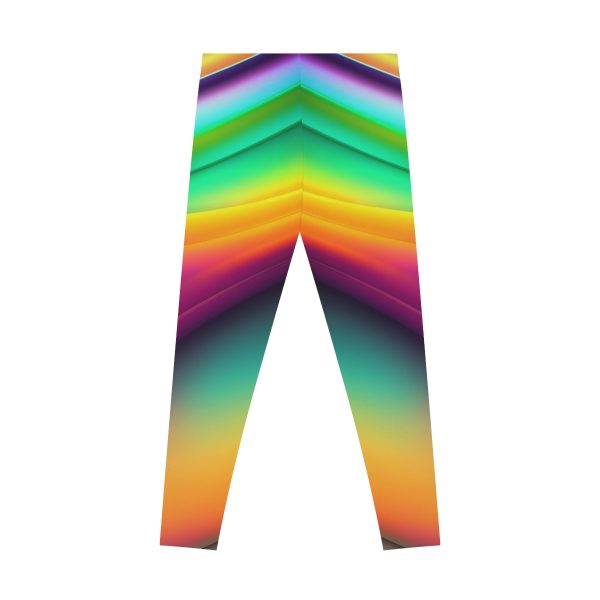ActiveVibe™ Rainbow Bright Leisure Leggings 🌈 Illuminate Your Vibrant Spirit!