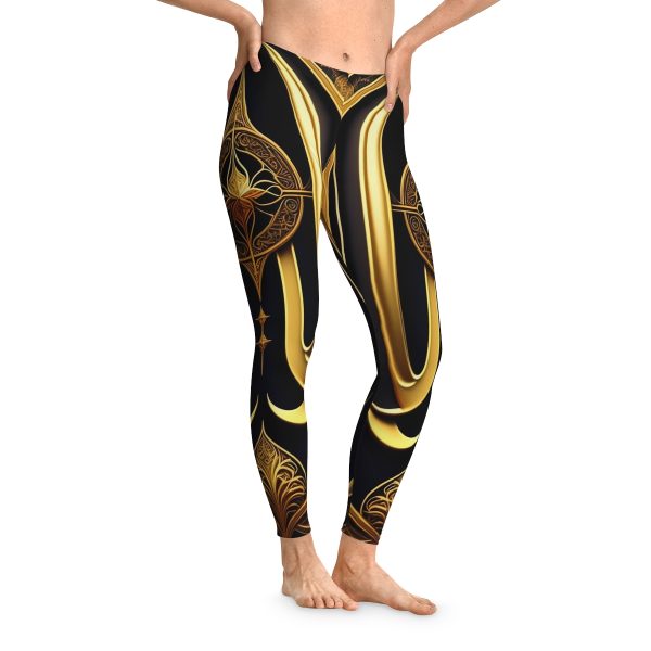 ActiveVibe™ Golden Goddess Yoga Pants 🧚 Embrace Your Inner Radiance!