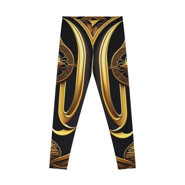 ActiveVibe™ Golden Goddess Yoga Pants 🧚 Embrace Your Inner Radiance!