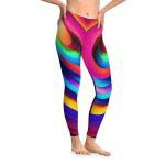 Radiant Swirl Symphony Leggings 🎶 Embrace Your One-of-a-Kind Style!