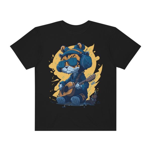 RhythmRebels™ Cat Jammin' Graphic Tee - Unleash Your Inner Cool!
