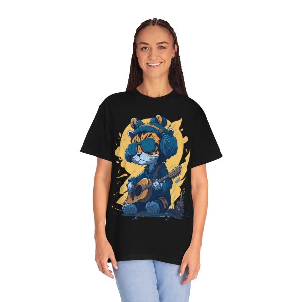 RhythmRebels™ Cat Jammin' Graphic Tee - Unleash Your Inner Cool!