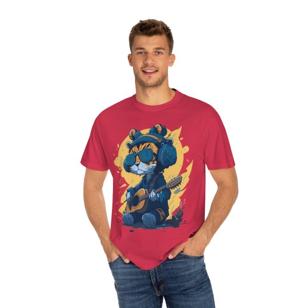 RhythmRebels™ Cat Jammin' Graphic Tee - Unleash Your Inner Cool!