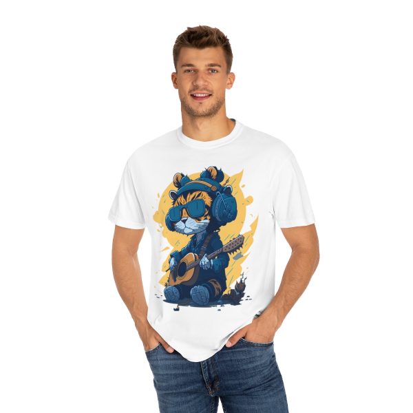 RhythmRebels™ Cat Jammin' Graphic Tee - Unleash Your Inner Cool!
