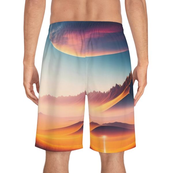 WaveRiderz™ Riviera Elegance Swim Trunks - Sail in Style