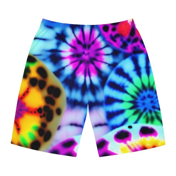 WaveRiderz™ Surf Culture Tie-Dye Swim Trunks - Ride the Legends