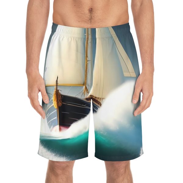 NauticalWear™ Men's Board Shorts - Set Sail and Embrace the Ocean's Call!