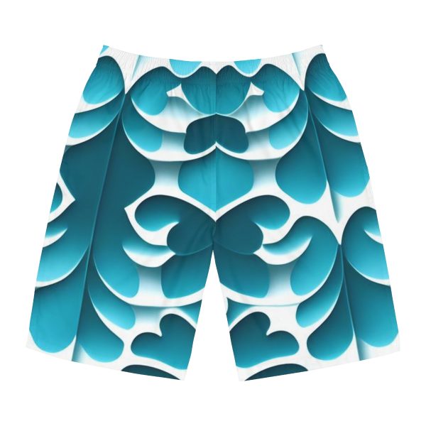 WaveRiderz™ Aquatic Escape Board Shorts - Dive into Tropical Adventures