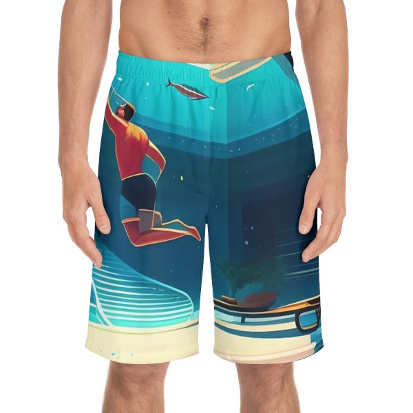 WaveRiderz™ Splash Guru Board Shorts - Make a Splash in Style
