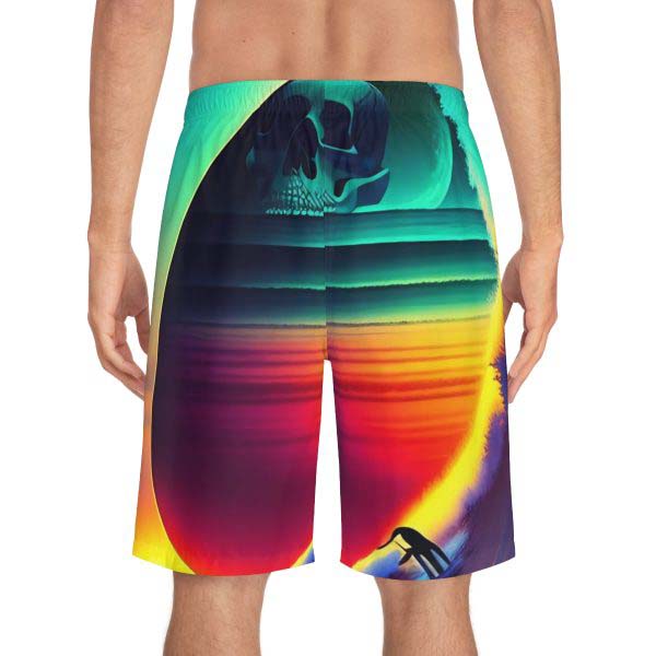 WaveRiderz™ Coastal Explorer Swim Trunks - Embrace Coastal Marvels