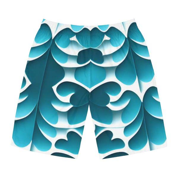 WaveRiderz™ Aquatic Escape Board Shorts - Dive into Tropical Adventures