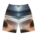 WaveRiderz™ Sunset Surfer Board Shorts - Ride the Golden Hour