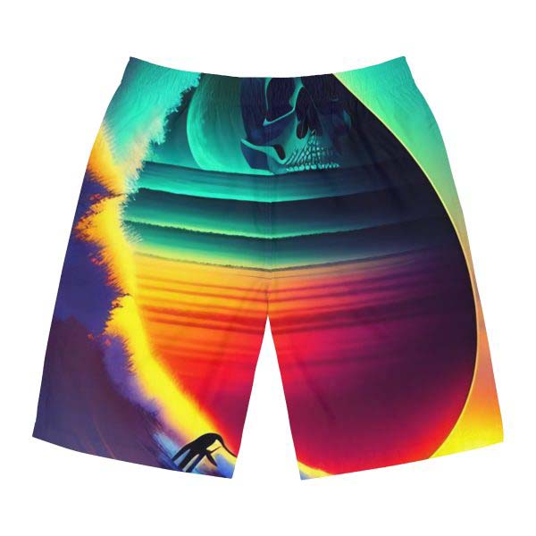 WaveRiderz™ Coastal Explorer Swim Trunks - Embrace Coastal Marvels