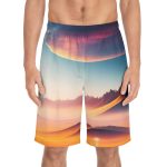 WaveRiderz™ Riviera Elegance Swim Trunks - Sail in Style