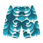 WaveRiderz™ Aquatic Escape Board Shorts - Dive into Tropical Adventures