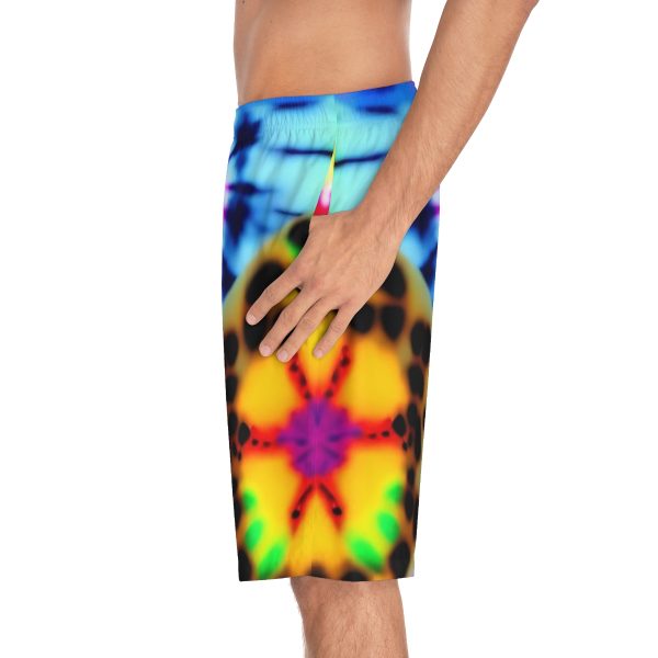 WaveRiderz™ Surf Culture Tie-Dye Swim Trunks - Ride the Legends