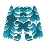 WaveRiderz™ Aquatic Escape Board Shorts - Dive into Tropical Adventures
