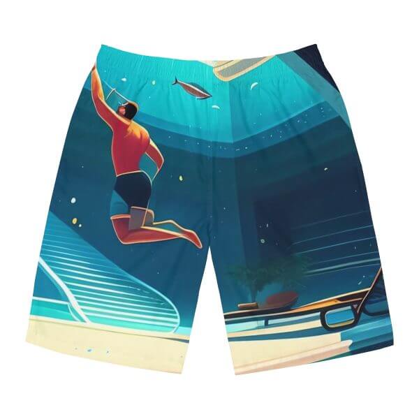 WaveRiderz™ Splash Guru Board Shorts - Make a Splash in Style