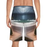 WaveRiderz™ Sunset Surfer Board Shorts - Ride the Golden Hour