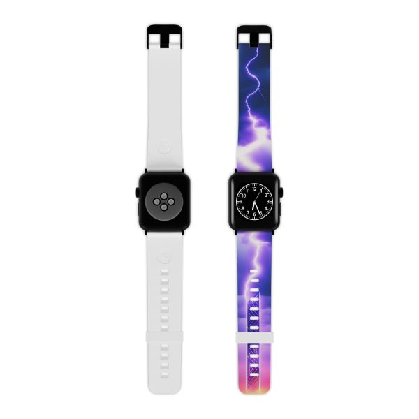 PrismWrist™ "Lightning Strikes The Clock" Watch Band Replacement For Apple Watch