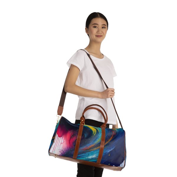 TravelGenius™ Enchantress Woman's Leather Travel Bag - Embrace Elegance