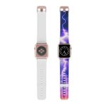 PrismWrist™ "Lightning Strikes The Clock" Watch Band Replacement For Apple Watch