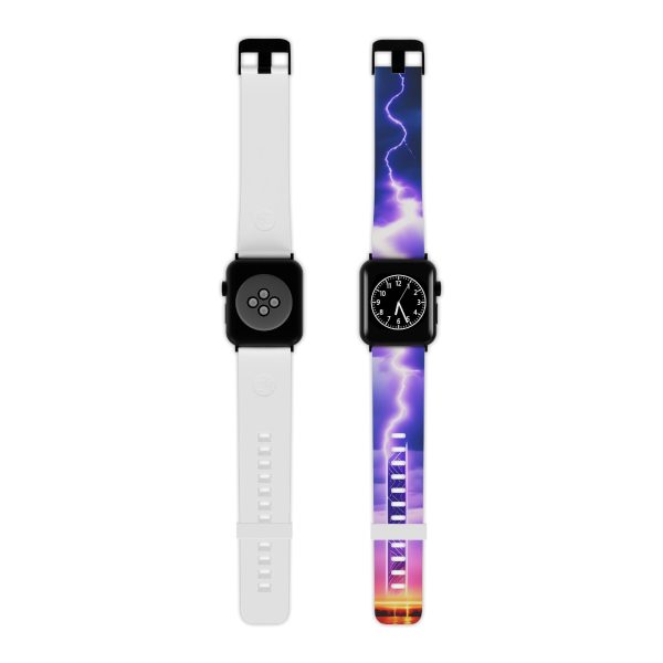 PrismWrist™ "Lightning Strikes The Clock" Watch Band Replacement For Apple Watch
