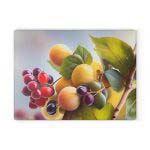 NaturesBounty™ - A Fruitful Symphony Glass Cutting Board ❤️