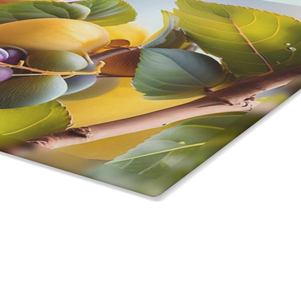 NaturesBounty™ - A Fruitful Symphony Glass Cutting Board ❤️