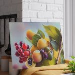 NaturesBounty™ - A Fruitful Symphony Glass Cutting Board ❤️