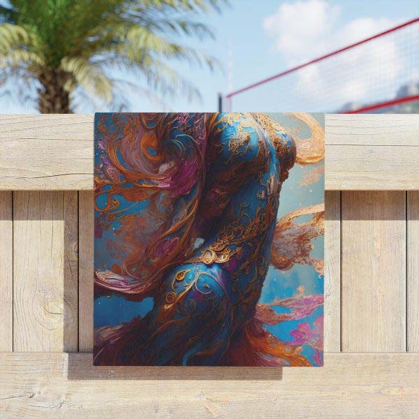 Divine Aura Yoga Towel - Channel Your Inner Power!