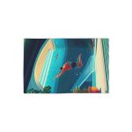 The Visionary Path" Men's Beach Towel - Elevate Your Success, Inspire the World