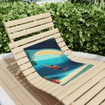 The Visionary Path" Men's Beach Towel - Elevate Your Success, Inspire the World