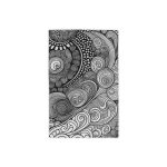"Ink Mirage" Intricate Line Art Beach Towel - Unveiling the Magic of Imagination!