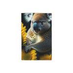 Koala's Sunflower Fiesta Beach Towel - Where Koalas and Sunflowers Party in Style!