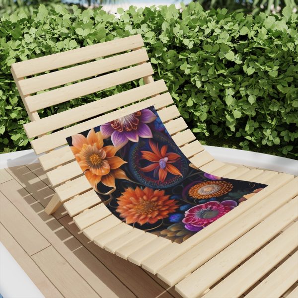 Garden Symphony Yoga Beach Towel 🧘 Harmonize Your Practice with Nature's Canvas!