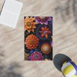 Garden Symphony Yoga Beach Towel 🧘 Harmonize Your Practice with Nature's Canvas!