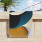 Get Your Chill On with the Serene Abstract Escape Beach Towel!