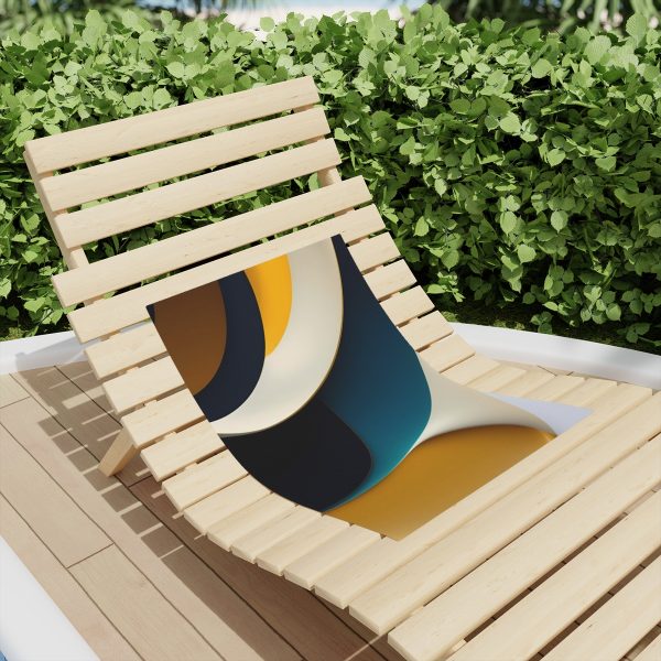 Get Your Chill On with the Serene Abstract Escape Beach Towel!