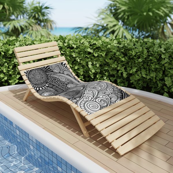 "Ink Mirage" Intricate Line Art Beach Towel - Unveiling the Magic of Imagination!