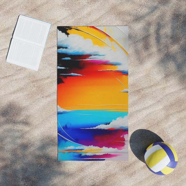 Paradise Palms Beach Towel - Transport Yourself to a Tropical Oasis! (2 Sizes: Big & Huge)