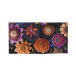 Garden Symphony Yoga Beach Towel 🧘 Harmonize Your Practice with Nature's Canvas!