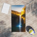 Nature's Cascade Adventure Towel - Immerse Yourself in Serenity!